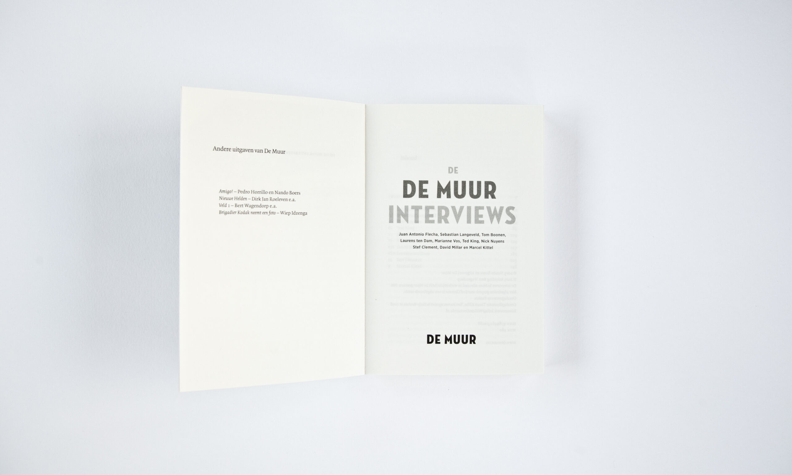 De De Muur Interviews - Afbeelding 2