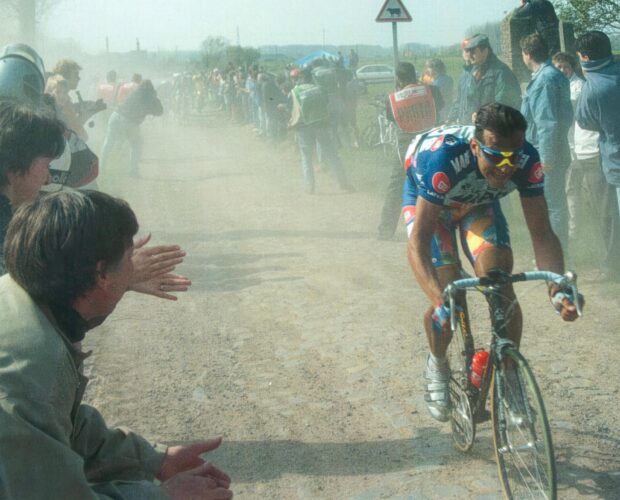 Franco Ballerini in Parijs-Roubaix